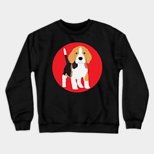 Beagle Cartoon Crewneck Sweatshirt